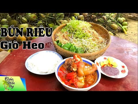 Cách làm bún riêu