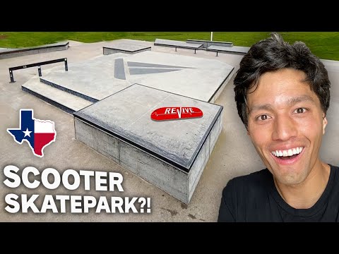 This is what a SCOOTER SKATEPARK Looks Like