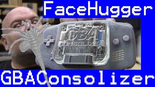 Gbaconsolizer Clear Resin Big Logo Lcd Facehugger Indigo Turntable Preview Hdmi Woozle