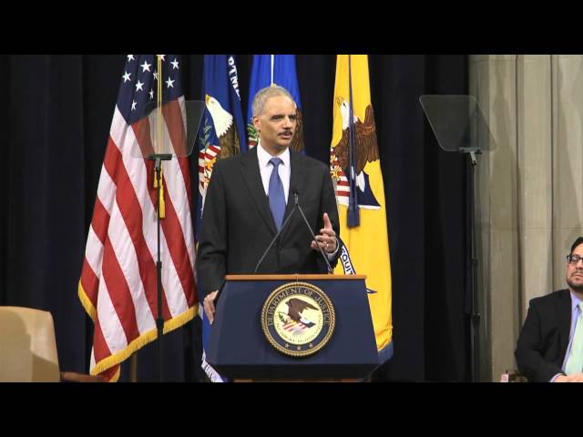 Watch Attorney General Holder Delivers Remarks Honoring the Life and Legacy of Dr. Martin Luther King Jr. on YouTube.