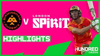Birmingham Phoenix vs London Spirit - Highlights | The Hundred 2021