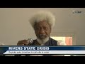SOYINKA BLASTS NIGERIA'S FIRST LADY OVER RIVERS CRISIS