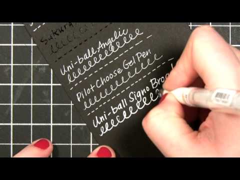 White Gel Pen - Comparison Review