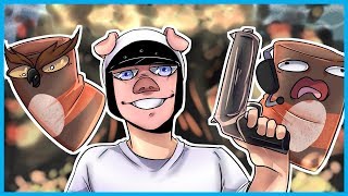 Garry's Mod Prop Hunt Funny Moments! - Barrel Room Explosion, Fourzer0seven RAGE & Nogla Phone Call!