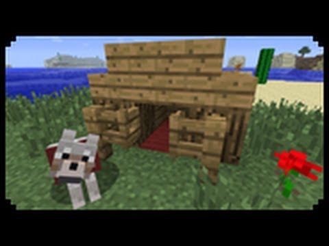 Minecraft House on Minecraft How To Make A Dog House Diy Videos For Everyday Tasks