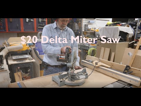 $20 Delta 36-040 Miter Saw Thrift Store Find!