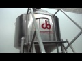Video Cherry Burrell, 500 gallon capacity, 316 stainless steel cone bottom process tank