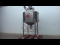 Cherry Burrell, 500 gallon capacity, 316 stainless steel cone bottom process tank