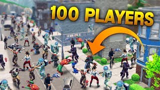 100 PLAYERS IN TILTED TOWERS.. |Β Fortnite Funny and Best Moments Ep.88 (Fortnite Battle Royale)