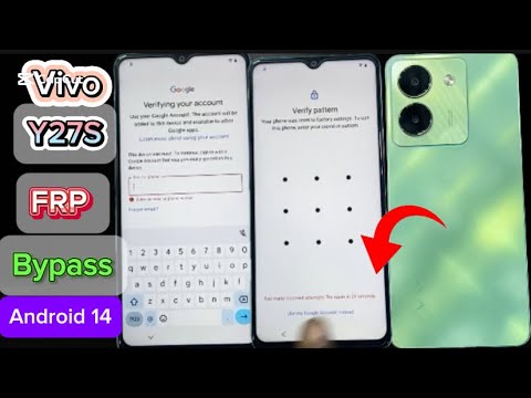 Vivo y27s FRP bypass Android 14 Google account bypass Vivo y27s FRP bypass Android 14 Google account bypass