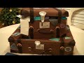 fondant suitcase cake