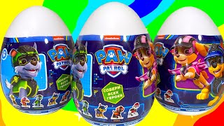Мега Гигантские Яйца Сюрпризы Из Коллекции Щенячий Патруль. Unboxing Giant Surprise Eggs Paw Patrol