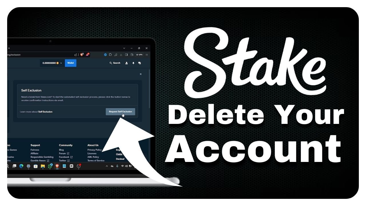 how to DELETE your Stake account | Close Your Stake how to DELETE your Stake account | Close Your Stake