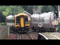 158890 Departs Brockenhurst For Lymington Pier & Races A Cross Country Voyager