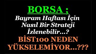 Haftasi İçi̇n Nasil Bi̇r Strateji̇ İzlenebi̇li̇r...? I Neden Yükselemi̇yor...?