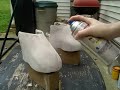 Making costume hooves, fit for a faun