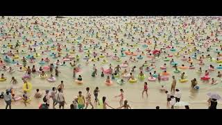 Meg-Megalodon Köpekbalığı Plaj Saldırı Sahnesi (2018) Film Klibi