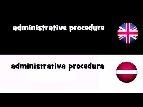 Header of Administrative Procedure