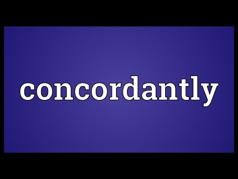 Header of concordantly