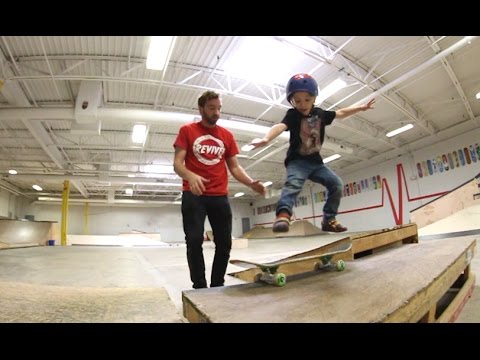 4 Year Old Jump Grind!