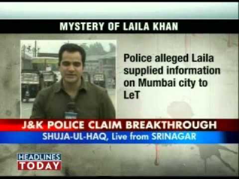 Bollywood starlet Laila Khan dead Kashmir Police