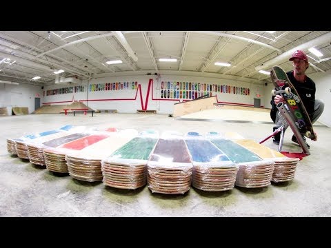 Over 100 Skateboards Challenge!