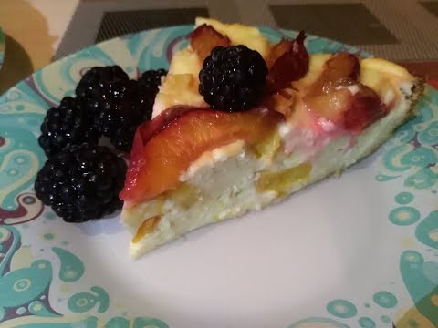Запеканка из творога с фруктами. Нежная и очень вкусная. Запеканка из творога с фруктами. Нежная и очень вкусная.