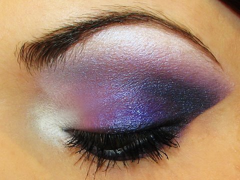  Makeup Stickers on Dramatic Purple Smokey Eyes Makeup Tutorial By Misschievous