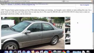 Craigslist Oklahoma Used Cars for Sale by Owner - YouTube