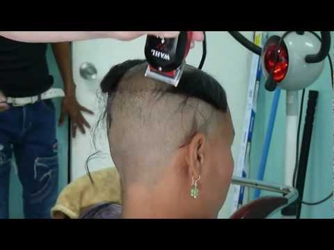 Barber Shop Girl Clipper Cut Barber Shop Girl Clipper Cut