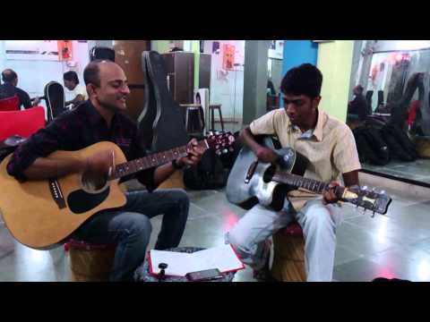 Chand Taare Tod Laun - Yes Boss - Guitar cover By Dharmesh Soni...