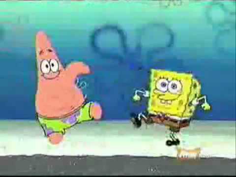 Spongebob and Patrick dance while I play unfitting music ...