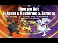 How we Get Zekrom & Reshiram & Zeraora - Mystery Gift October 2018 (Pokemon USUM)