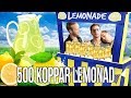 VI TILLVERKAR OCH SÄLJER VÅR EGNA LEMONAD.