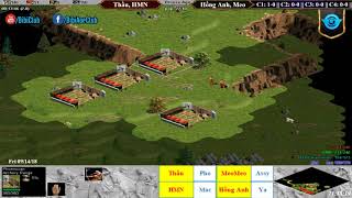 AoE 22 Random Thầu, HMN vs Hồng Anh, MeoMeo Ngày 14-09-2018