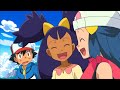 Dawn And Iris Making Fun Of Ash 😁😏 [Hindi] ||Pokémon Season 15 In Hindi||