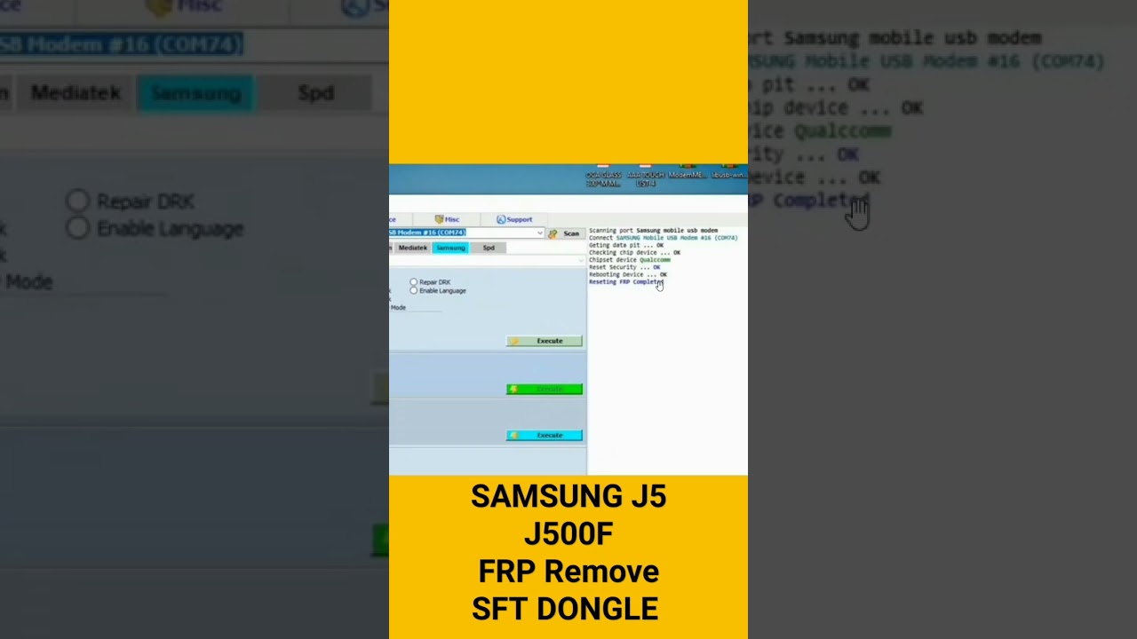 SAMSUNG j5 FRP BYPASS// SAMSUNG J500F FRP REMOVE BY SFT SAMSUNG j5 FRP BYPASS// SAMSUNG J500F FRP REMOVE BY SFT