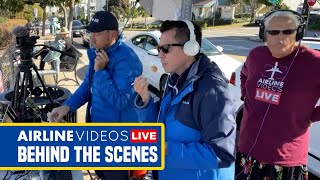 Behind the Scenes of Airline Videos Live at LAX