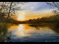 Easy Watercolor Sunset Scene Tutorial - Step By Step