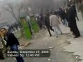 GRAPHIC - Iran 27 Dec 09 Tehran protestor dies after being hit by police car