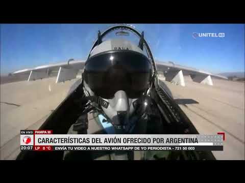 Éstas son las características del avión que ofrece Argentina a Bolivia