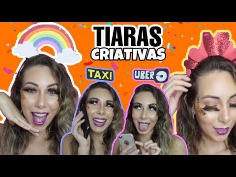 COMO FAZER TIARAS CARNAVAL 2019 GASTANDO POUCO!