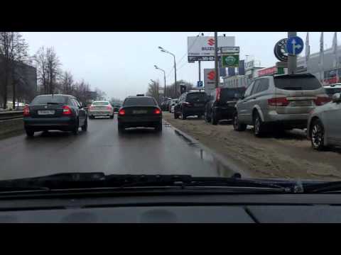 Dubrovitsy - Scherbinskoye cemetery - Moskvorechye 09/02/2013 (timelapse 4x)