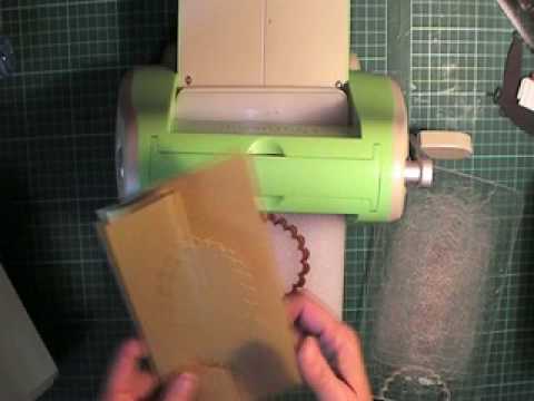 How to make a half window card in the Cuttlebug How to make a half window card in the Cuttlebug