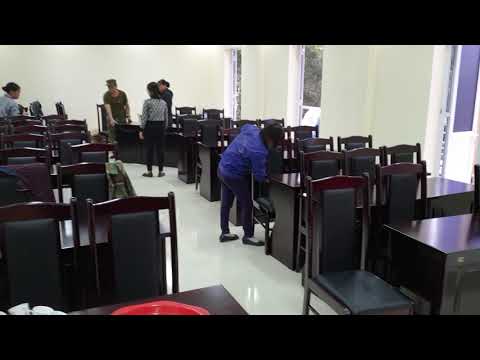 Lắp đặt bàn ghế hội trường tại tp Lào Cai