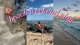 Beach Weekend Vlog Swimming, Boardwalk, Tanning