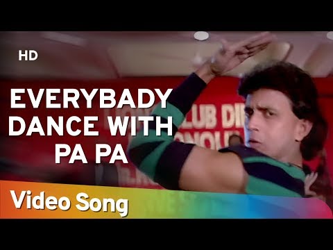 Everybody Dance With Pa Pa (HD) - Dance Dance Song -Mithun Chakraborty - Shakti Kapoor- Bappi Lahiri