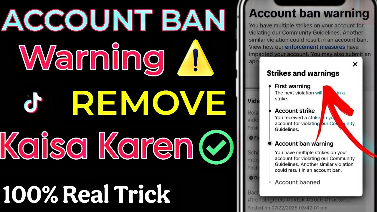 Strikes and warnings Remove Kaisa Kara | TikTok Account Strikes and warnings Remove Kaisa Kara | TikTok Account