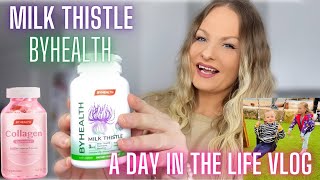 Milk Thistle Byhealth A Day In The Life Vlog Australian Family Vlogger Single Mommy Mummy Vlog
