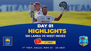 1st Test, DAY 1 Highlights | Sri Lanka vs West Indies 2021